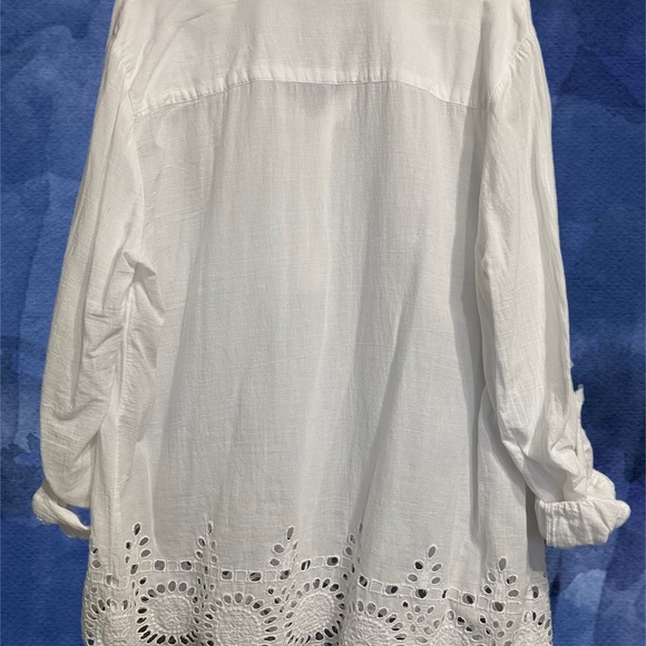 Style and Co White Blouse XL - Picture 2 of 3
